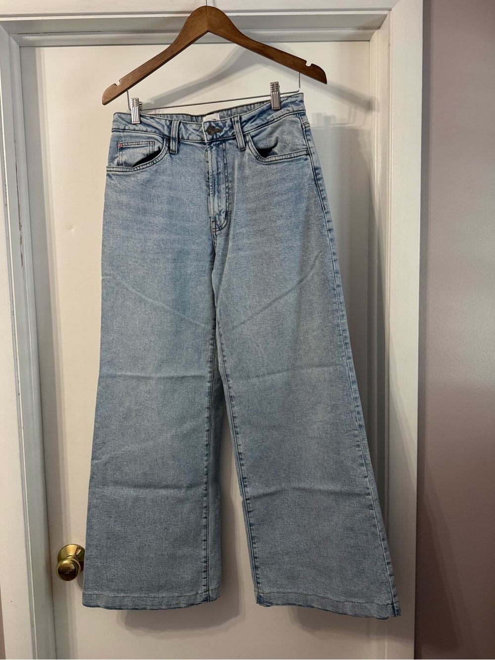 Hudson Light Wash Wide Leg Women’s Jeans